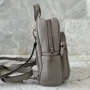 Michael Kors | Bags | Michael Kors Abbey Studded Grey Pebble  display picture 1